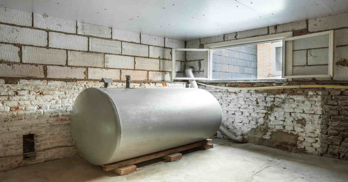 An oil tank